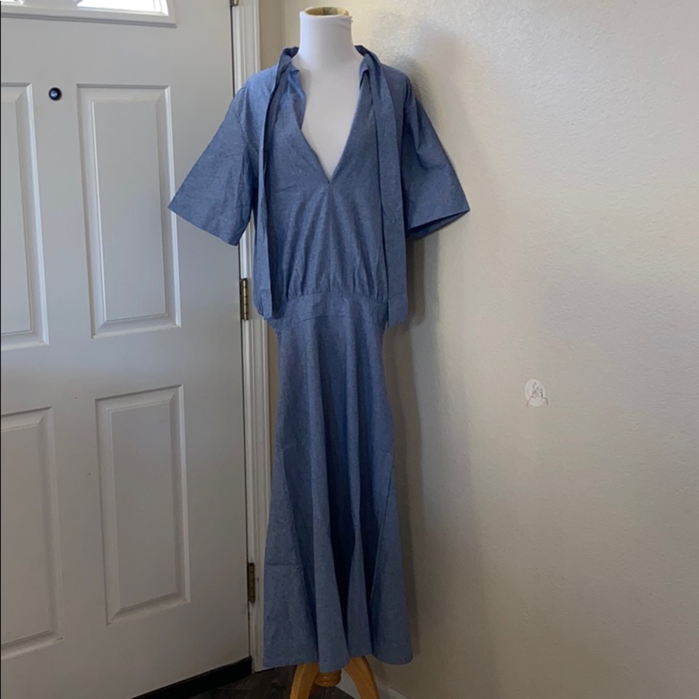 toit volant denim dress
